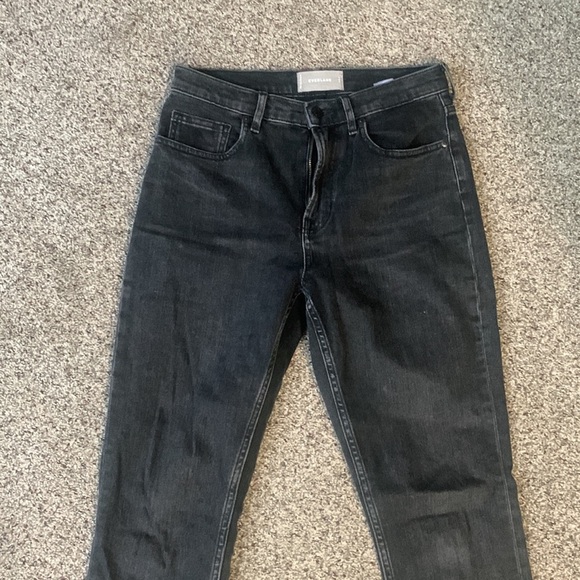 Everlane high rise black jeans size 28 ankle jeans - Picture 5 of 9